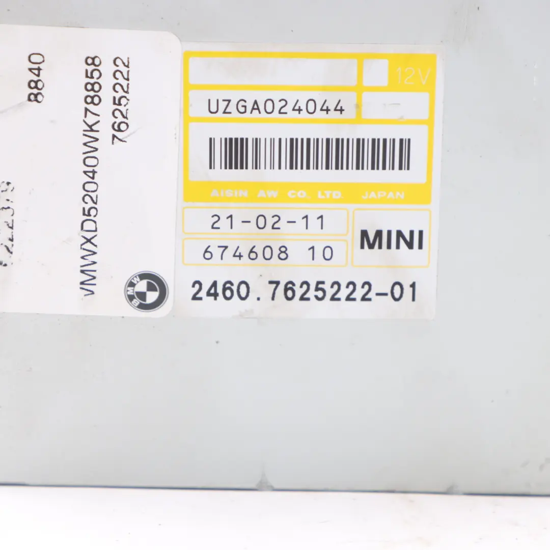 Modulo di controllo cambio automatico 6754426 per Mini R60 con numero di parte 7625222 Mini R60 Modulo di controllo cambio automatico 6754426 - SKU 7625222 - Numero di parte 7625222