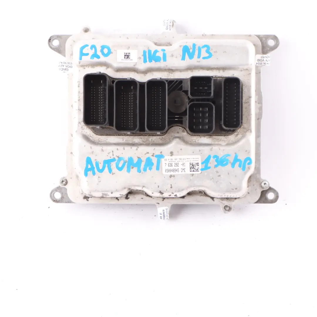 136HP Petrol Engine Unit ECU Kit DME FEM Key Automatic to BMW F20 116i N13 with Part number 7636292 BMW F20 116i N13 136HP Petrol Engine Unit ECU Kit DME FEM Key Automatic - SKU 7636292-6 - Part number 7636292