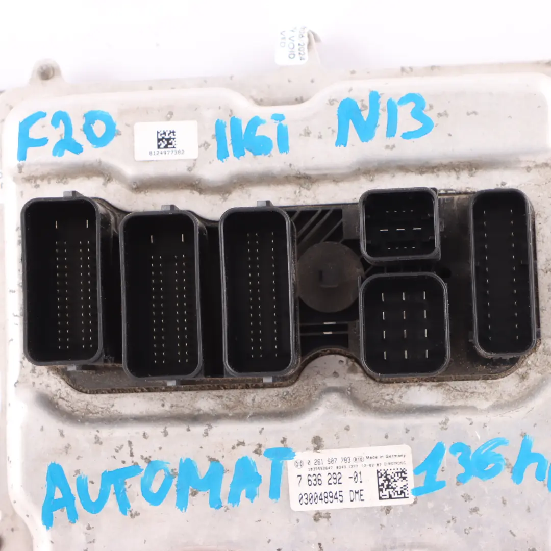 136HP Petrol Engine Unit ECU Kit DME FEM Key Automatic to BMW F20 116i N13 with Part number 7636292 BMW F20 116i N13 136HP Petrol Engine Unit ECU Kit DME FEM Key Automatic - SKU 7636292-6 - Part number 7636292