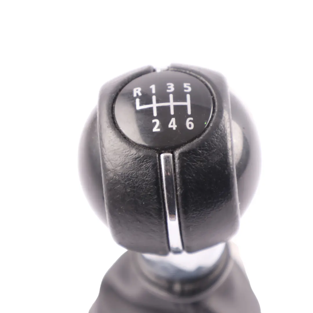 Shift Cover Mini Cooper F55 F56 F57 Selector Lever Leather 6-Speed to Gear with Part number 7641999 Gear Shift Cover Mini Cooper F55 F56 F57 Selector Lever Leather 6-Speed - SKU 7641999-5 - Part number 7641999