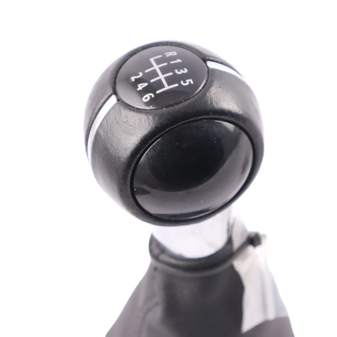 Shift Cover Mini Cooper F55 F56 F57 Selector Lever Leather 6-Speed to Gear with Part number 7641999 Gear Shift Cover Mini Cooper F55 F56 F57 Selector Lever Leather 6-Speed - SKU 7641999-5 - Part number 7641999