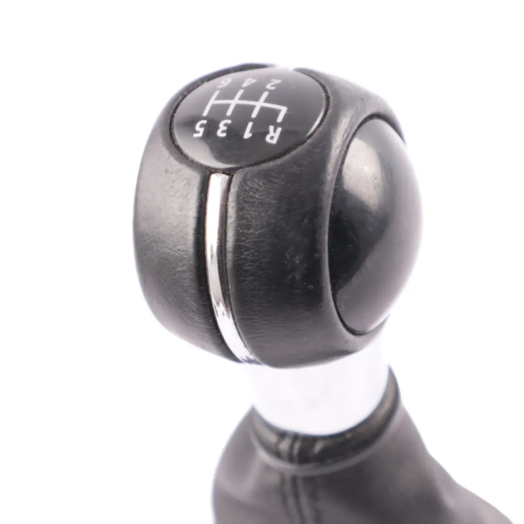 Shift Cover Mini Cooper F55 F56 F57 Selector Lever Leather 6-Speed to Gear with Part number 7641999 Gear Shift Cover Mini Cooper F55 F56 F57 Selector Lever Leather 6-Speed - SKU 7641999-5 - Part number 7641999
