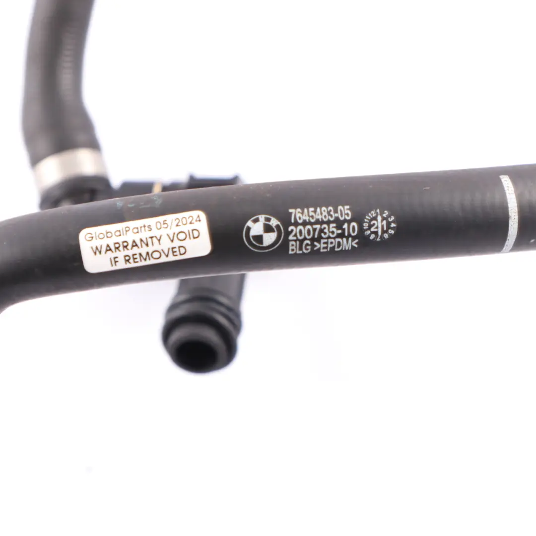 Tuyau D'Eau BMW F45 225Xe Mini F60 SE ALL4 B38X Conduite Liquide pour à propos du numéro de pièce 7645483 Tuyau D'Eau BMW F45 225Xe Mini F60 SE ALL4 B38X Conduite Liquide - SKU 7645483 - Numéro de pièce 7645483