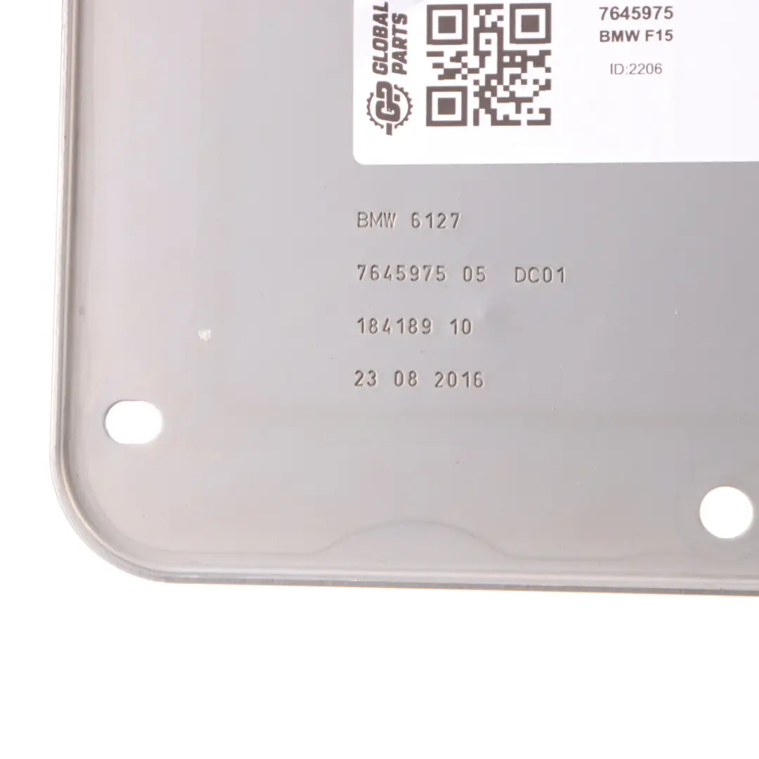 Service Cover High Voltage Battery to BMW X5 F15 with Part number 7645975 BMW X5 F15 Service Cover High Voltage Battery - SKU 7645975 - Part number 7645975