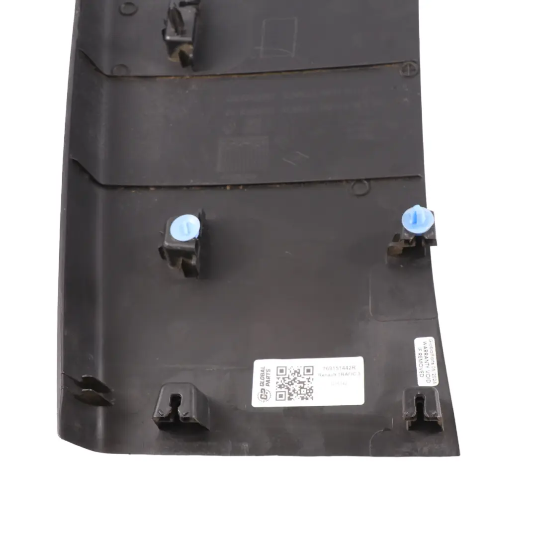 Pannello copertura del montante B Nero per Renault Trafic 3 con numero di parte 769151442R Renault Trafic 3 Pannello copertura del montante B Nero - SKU 769151442R - Numero di parte 769151442R