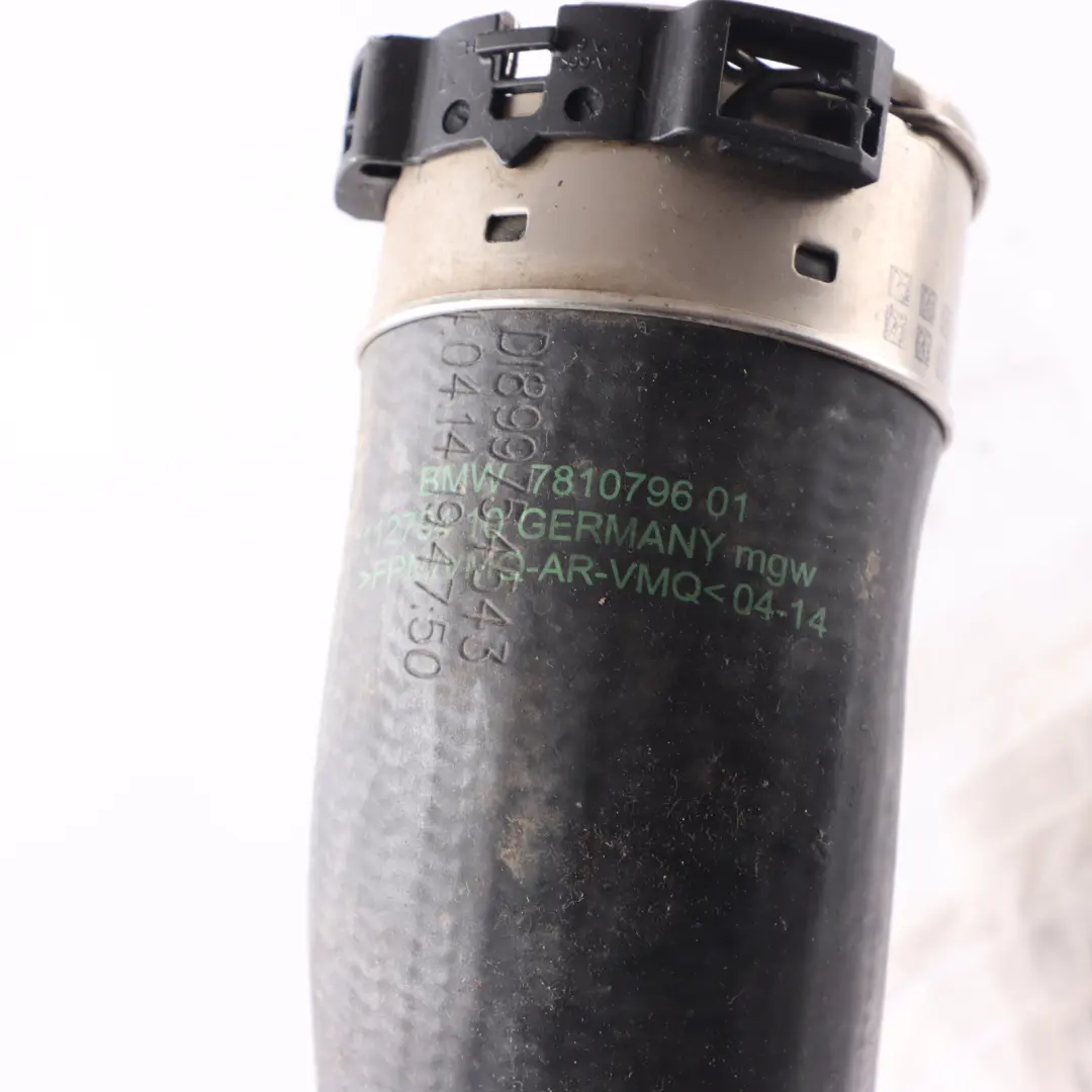 Hose BMW F10 F11 N47 Diesel Turbo Charge Air Line Pipe to Intercooler with Part number 7810796 Intercooler Hose BMW F10 F11 N47 Diesel Turbo Charge Air Line Pipe - SKU 7810796 - Part number 7810796