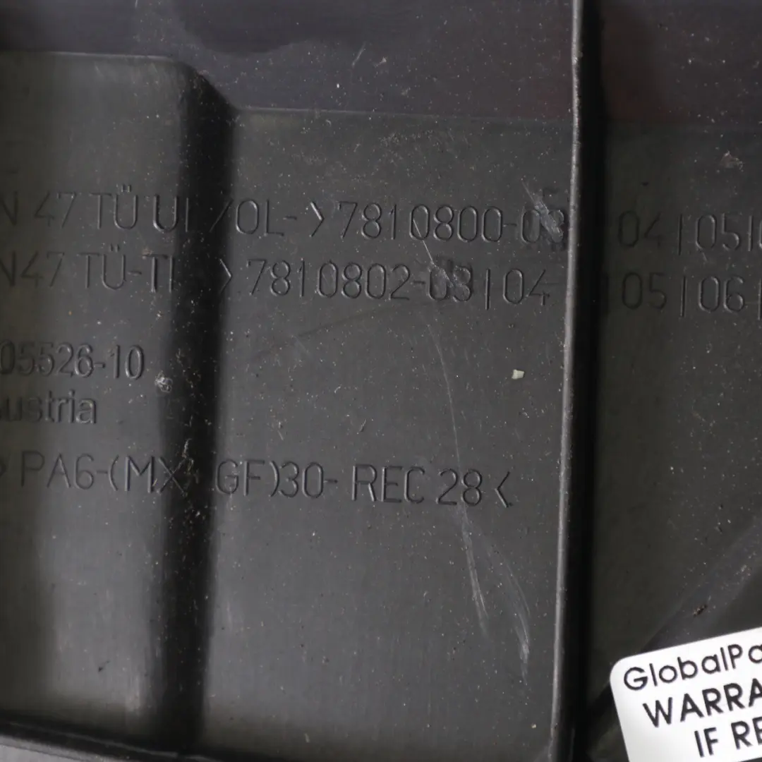 Acoustic Cover BMW F20 F21 F30 N47N Diesel Engine Panel Lid Trim to Engine with Part number 7810800 Engine Acoustic Cover BMW F20 F21 F30 N47N Diesel Engine Panel Lid Trim - SKU 7810800-6 - Part number 7810800
