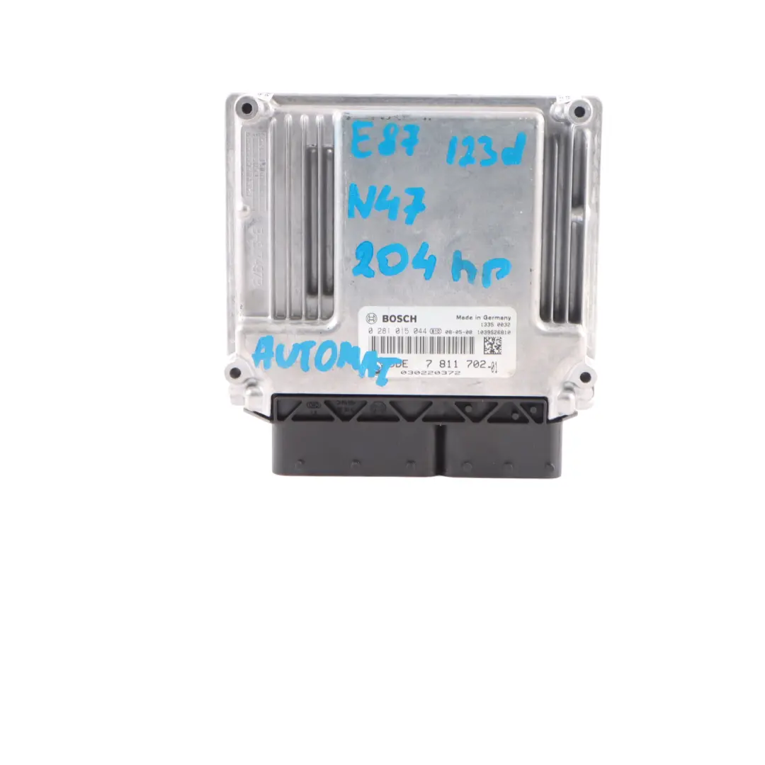 N47S 123d ECU Kit DDE + CAS3 + Key Automatic to BMW E81 E82 E87 LCI E88 with Part number 7811702 BMW E81 E82 E87 LCI E88 N47S 123d ECU Kit DDE + CAS3 + Key Automatic - SKU 7811702-5 - Part number 7811702