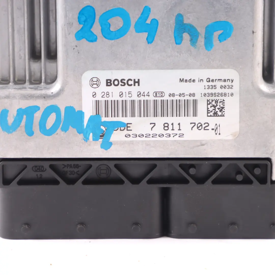 BMW E81 E82 E87 LCI E88 N47S 123d ECU Kit DDE + CAS3 + Key Automatic - SKU 7811702-5 - Part number 7811702