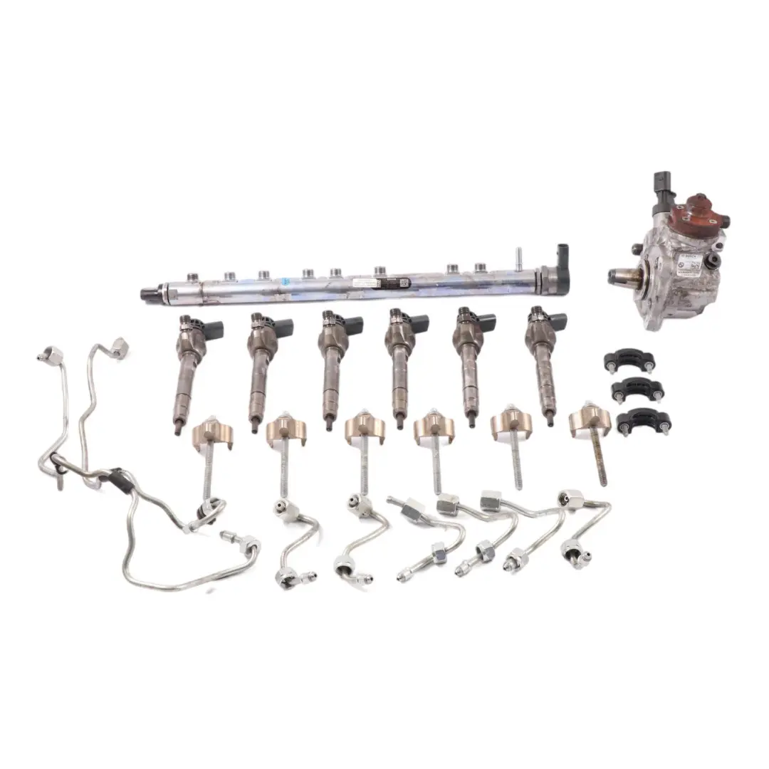 BMW F01 LCI F10 530d 730d Diesel N57N Fuel Pump Injector Injection System Set - SKU 7810702-7 - Part number 7810702
