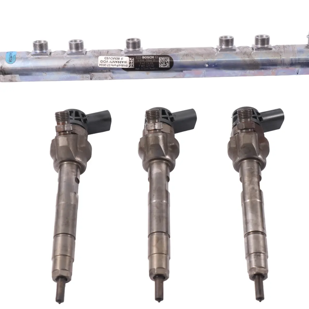 Set Sistema Iniezione Pompa Carburante 530D 730D Diesel N57N per BMW F01 LCI F10 con numero di parte 7810702 BMW F01 LCI F10 Set Sistema Iniezione Pompa Carburante 530D 730D Diesel N57N - SKU 7810702-7 - Numero di parte 7810702