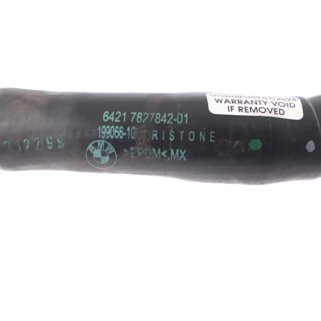 BMW F16 Coolant Hose Cooling Pipe Water Line - SKU 7827842 - Part number 7827842