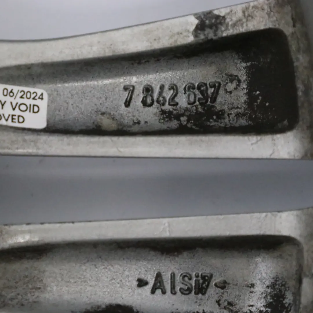 Alloy Rim 18" M Double Spoke 355 9J ET:41 to BMW X1 E84 Silver Rear Wheel with Part number 7842637 BMW X1 E84 Silver Rear Wheel Alloy Rim 18" M Double Spoke 355 9J ET:41 - SKU 7842637-4 - Part number 7842637