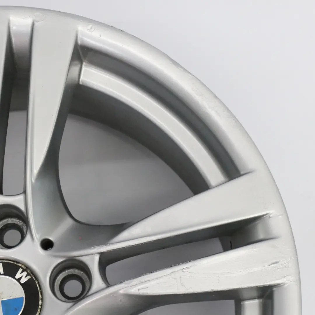 Alloy Rim 18" M Double Spoke 355 9J ET:41 to BMW X1 E84 Silver Rear Wheel with Part number 7842637 BMW X1 E84 Silver Rear Wheel Alloy Rim 18" M Double Spoke 355 9J ET:41 - SKU 7842637-4 - Part number 7842637