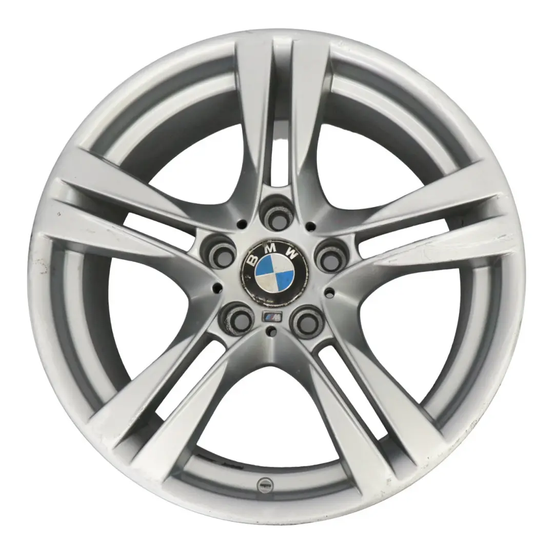 Alloy Rim 18" M Double Spoke 355 9J ET:41 to BMW X1 E84 Silver Rear Wheel with Part number 7842637 BMW X1 E84 Silver Rear Wheel Alloy Rim 18" M Double Spoke 355 9J ET:41 - SKU 7842637-4 - Part number 7842637