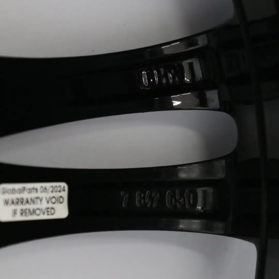 Llanta de Aleación Negra M Doble Radio 350 8J 18" ET:30 para BMW F10 F11 F12 con número de pieza 7842650 BMW F10 F11 F12 Llanta de Aleación Negra M Doble Radio 350 8J 18" ET:30 - SKU 7842650-5 - Número de pieza 7842650