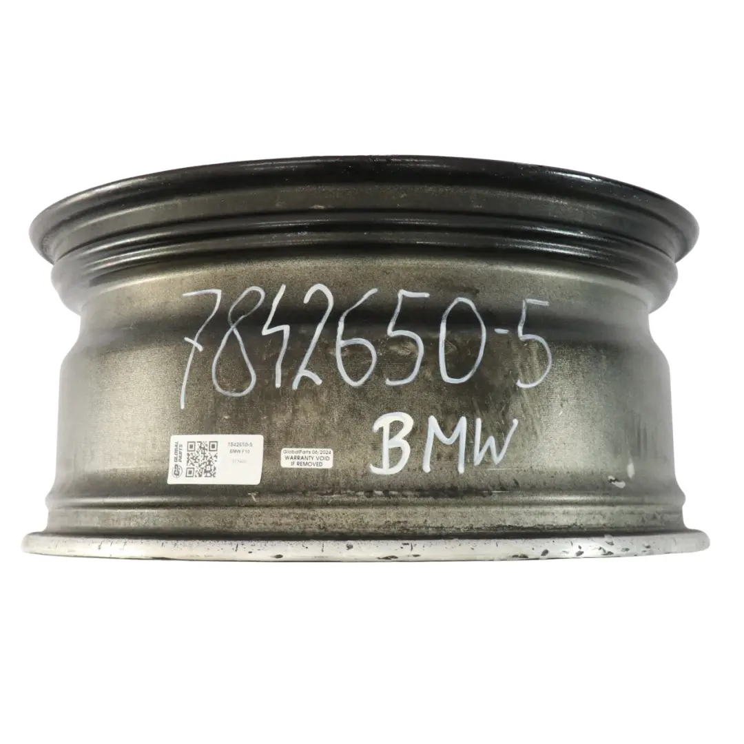 BMW F10 F11 F12 Schwarz Rad Leichtmetallfelge M Doppelspeiche 350 8J 18" ET:30 - SKU 7842650-5 - Teilenummer 7842650