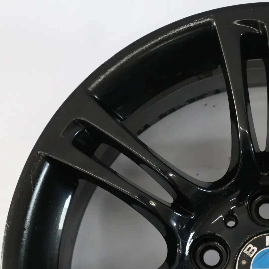 BMW F10 F11 F12 Jante Alliage Noir M Double Spoke 350 8J 18" ET:30 - SKU 7842650-5 - Numéro de pièce 7842650