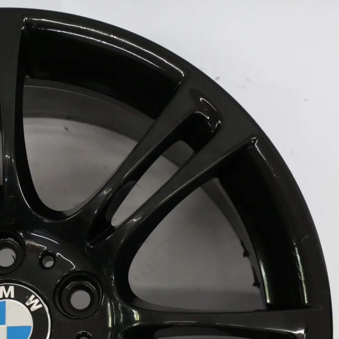 BMW F10 F12 Roue Arrière Noire Jante Alliage M Deux Branches 350 9J 18" ET:44 - SKU 7842651-5 - Numéro de pièce 7842651