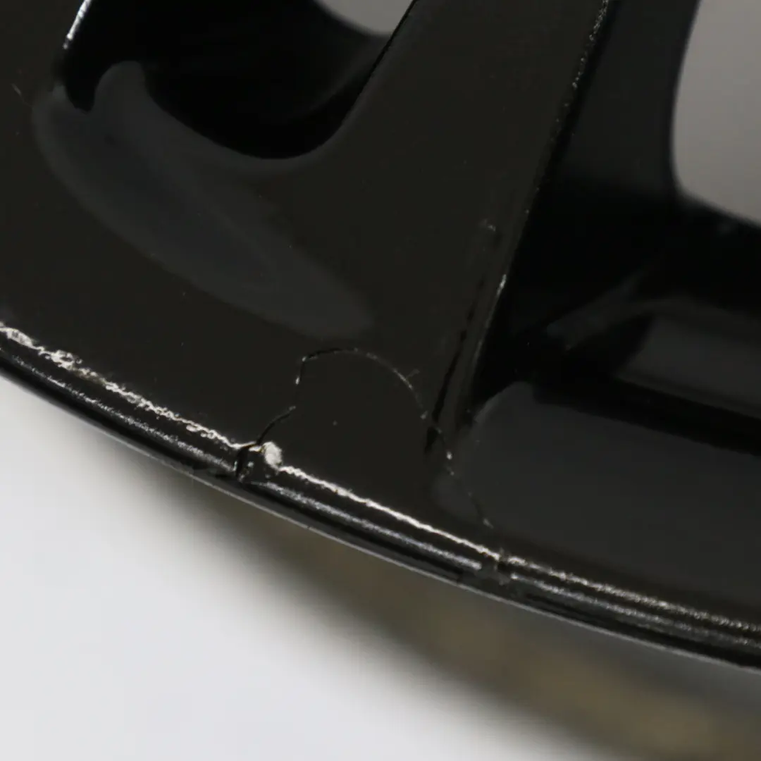 BMW F10 F12 Roue Arrière Noire Jante Alliage M Deux Branches 350 9J 18" ET:44 - SKU 7842651-5 - Numéro de pièce 7842651