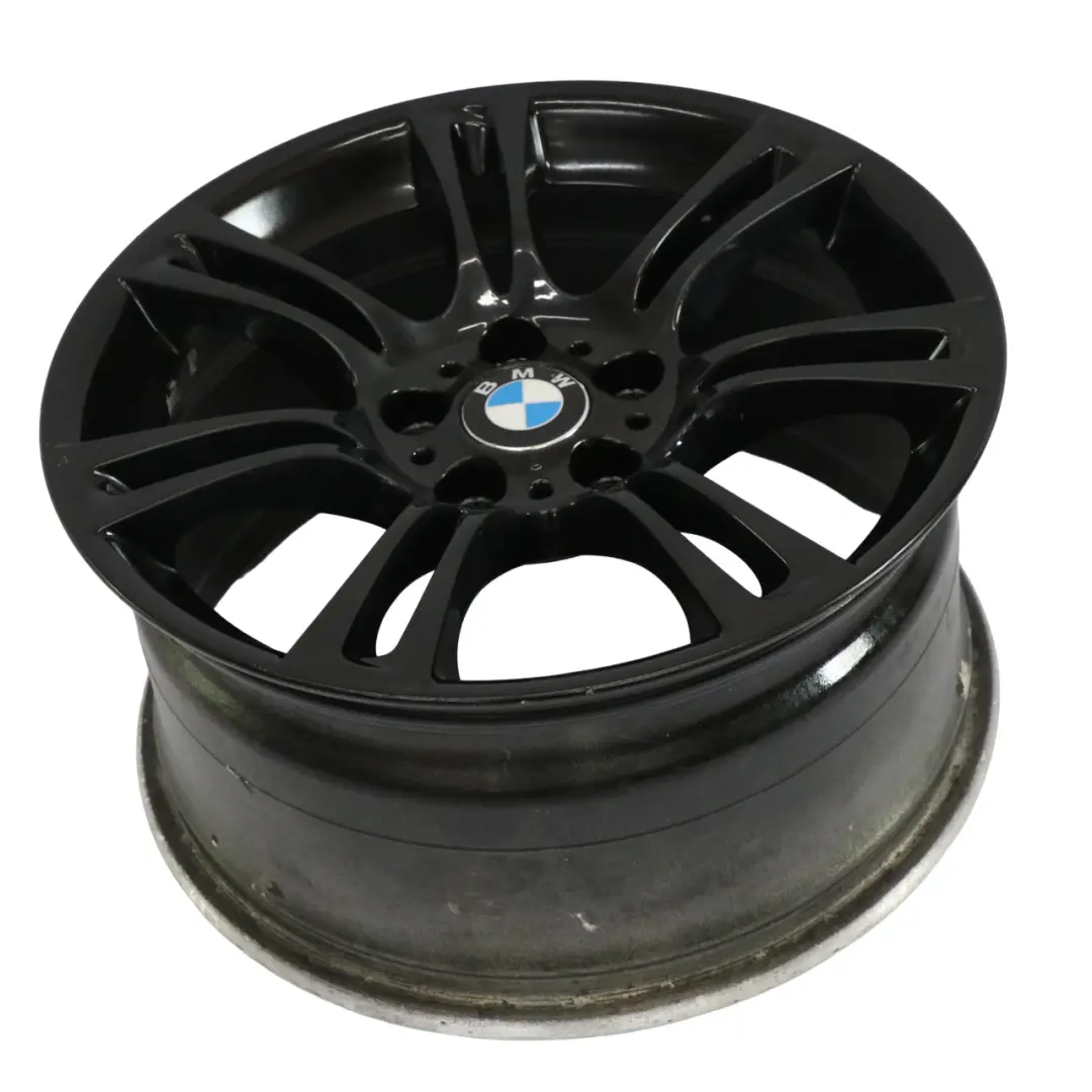 BMW F10 F12 Roue Arrière Noire Jante Alliage M Deux Branches 350 9J 18" ET:44 - SKU 7842651-5 - Numéro de pièce 7842651