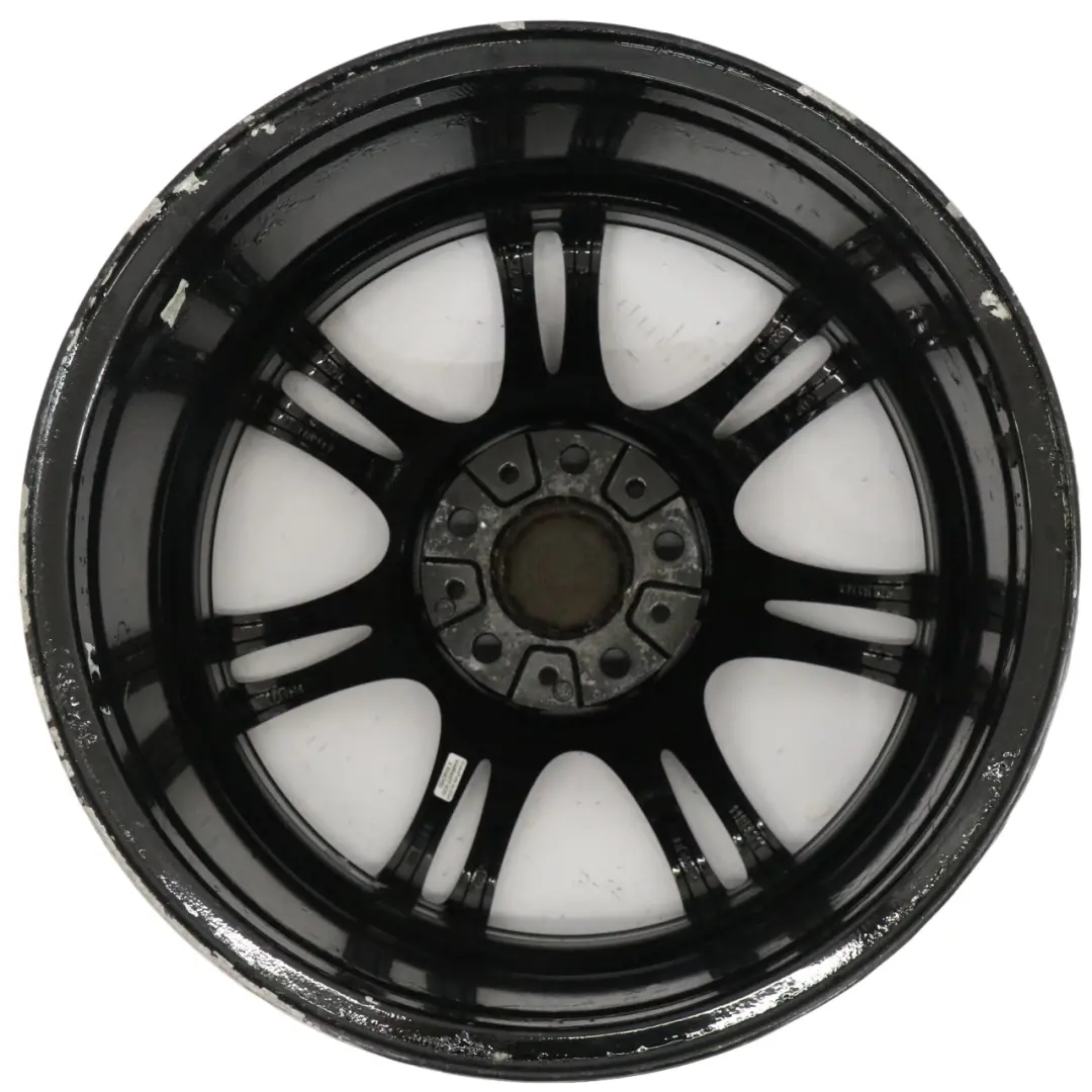 BMW F10 F12 Roue Arrière Noire Jante Alliage M Deux Branches 350 9J 18" ET:44 - SKU 7842651-5 - Numéro de pièce 7842651