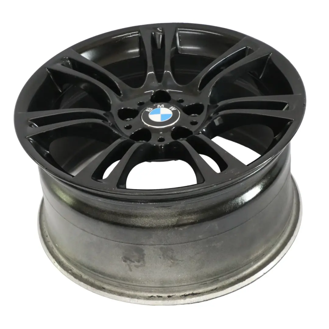 BMW F10 F12 Rear Black Wheel Alloy Rim M Double Spoke 350 9J 18" ET:44 - SKU 7842651-6 - Part number 7842651