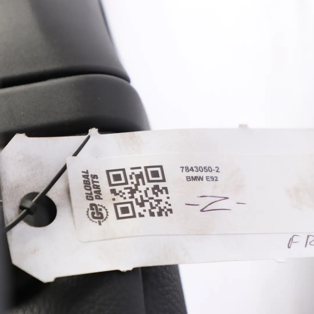 Asiento Delantero BMW E92 M Sport Calefactable Cuero Negro Derecho Contraste para con número de pieza 7843050 Asiento Delantero BMW E92 M Sport Calefactable Cuero Negro Derecho Contraste - SKU 7843050-2 - Número de pieza 7843050