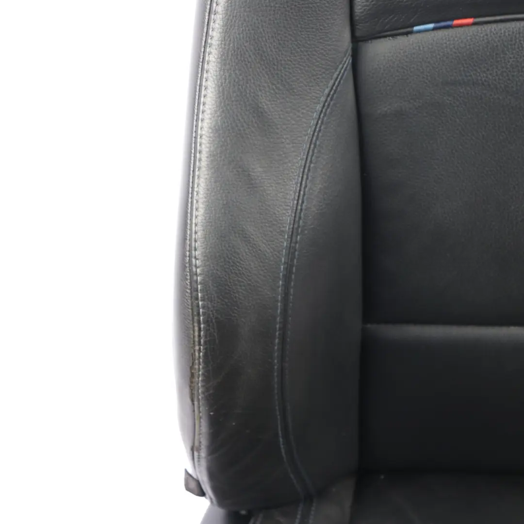 Front Seat BMW E92 M Sport Heated Black Leather Right O/S Contrast Blue to with Part number 7843050 Front Seat BMW E92 M Sport Heated Black Leather Right O/S Contrast Blue - SKU 7843050-2 - Part number 7843050