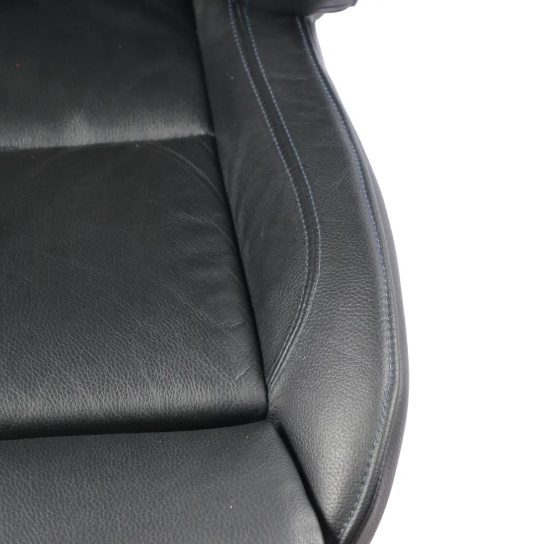 Front Seat BMW E92 M Sport Heated Black Leather Right O/S Contrast Blue to with Part number 7843050 Front Seat BMW E92 M Sport Heated Black Leather Right O/S Contrast Blue - SKU 7843050-2 - Part number 7843050