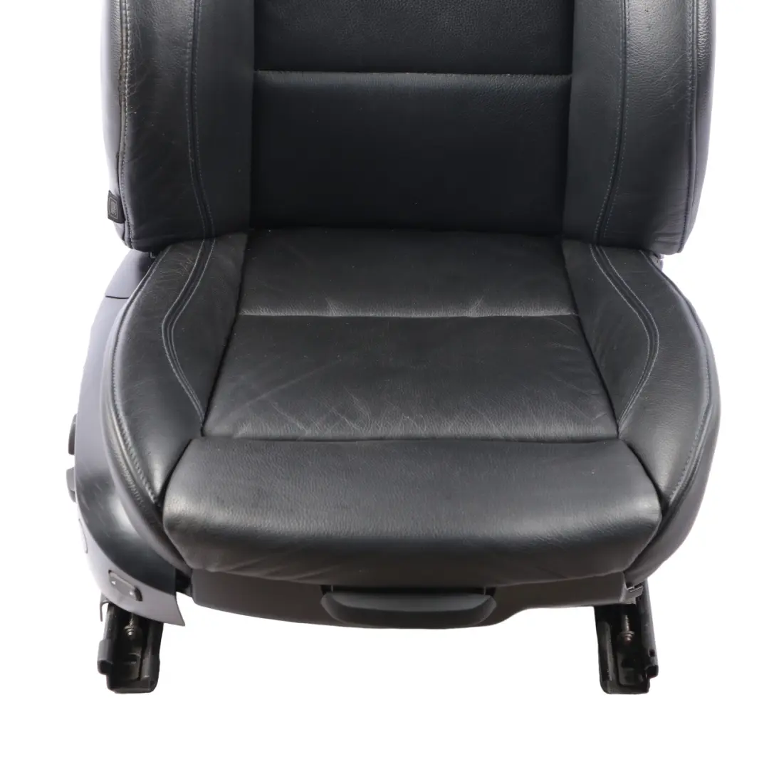 Front Seat BMW E92 M Sport Heated Black Leather Right O/S Contrast Blue to with Part number 7843050 Front Seat BMW E92 M Sport Heated Black Leather Right O/S Contrast Blue - SKU 7843050-2 - Part number 7843050