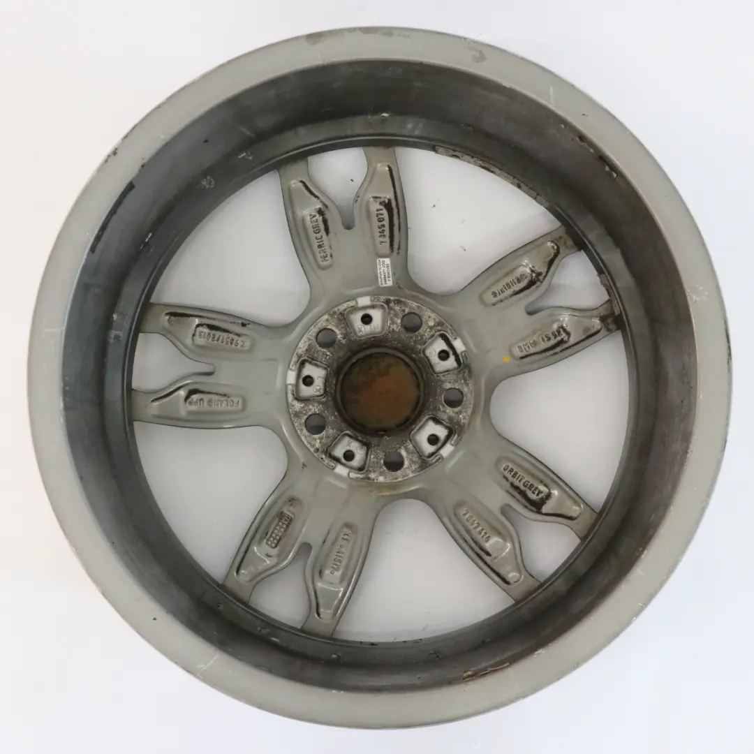 Ferric Grey Wheel Alloy Rim 18" M Double Spoke 436 ET:52 8J to BMW F20 F21 F22 F23 with Part number 7845871 BMW F20 F21 F22 F23 Ferric Grey Wheel Alloy Rim 18" M Double Spoke 436 ET:52 8J - SKU 7845871-6 - Part number 7845871