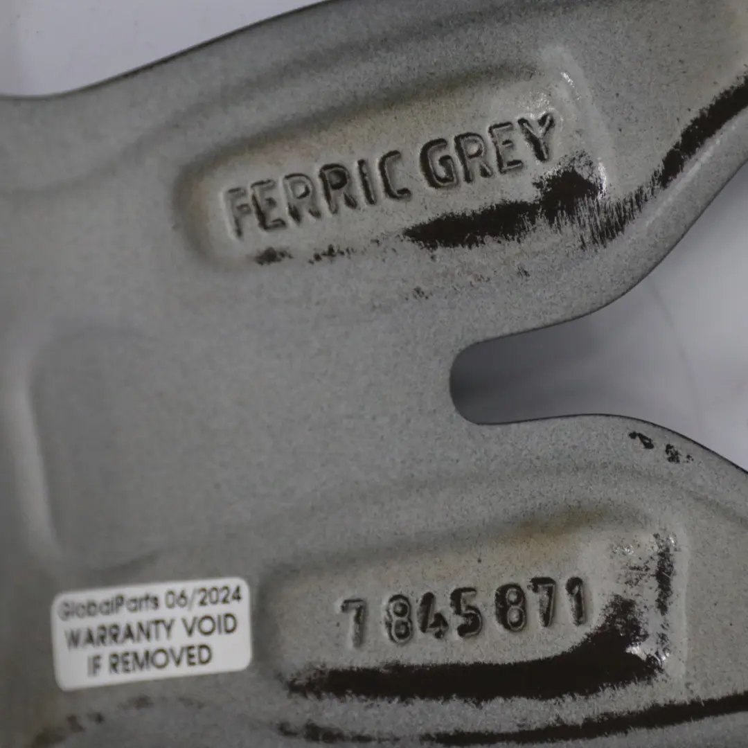 Ferric Grau Felge 18" M Doppel Speiche 436 ET:52 8J für BMW F20 F21 F22 F23 mit Teilenummer 7845871 BMW F20 F21 F22 F23 Ferric Grau Felge 18" M Doppel Speiche 436 ET:52 8J - SKU 7845871-6 - Teilenummer 7845871
