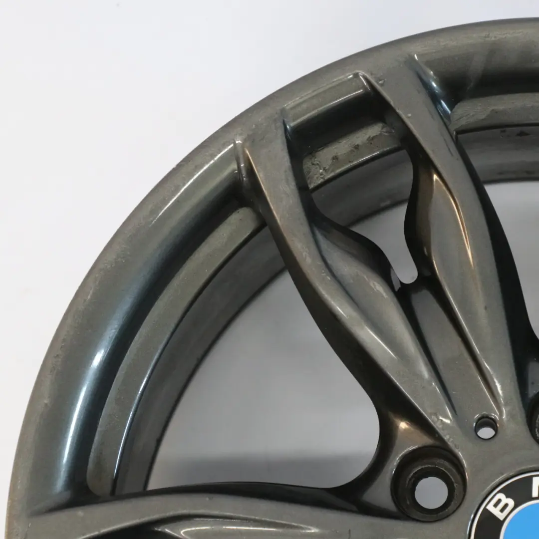 Gris Férrico Llanta aleación 18" M Doble Radio 436 ET:52 8J para BMW F20 F21 F22 F23 con número de pieza 7845871 BMW F20 F21 F22 F23 Gris Férrico Llanta aleación 18" M Doble Radio 436 ET:52 8J - SKU 7845871-6 - Número de pieza 7845871