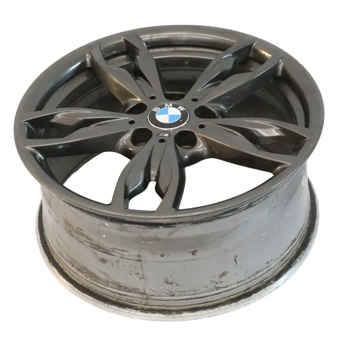 Ferric Grey Wheel Alloy Rim 18" M Double Spoke 436 ET:52 8J to BMW F20 F21 F22 F23 with Part number 7845871 BMW F20 F21 F22 F23 Ferric Grey Wheel Alloy Rim 18" M Double Spoke 436 ET:52 8J - SKU 7845871-6 - Part number 7845871