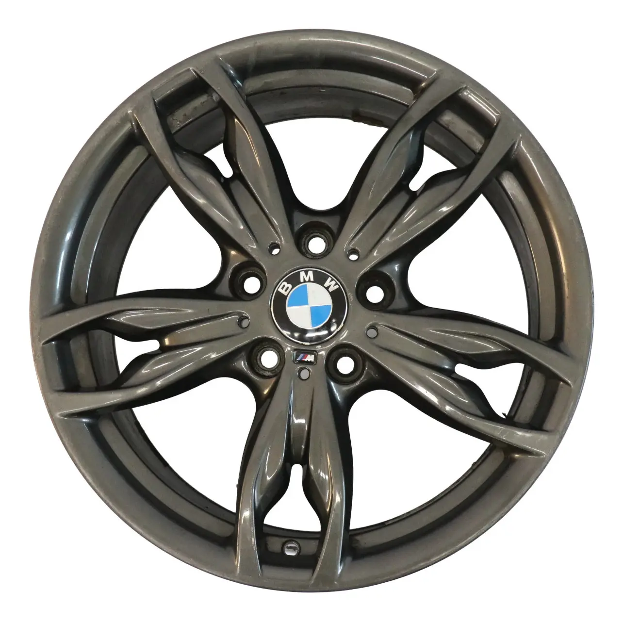 BMW F20 F21 F22 F23 Cerchio lega grigio ferrico 18" M Doppie razze 436 ET:52 8J