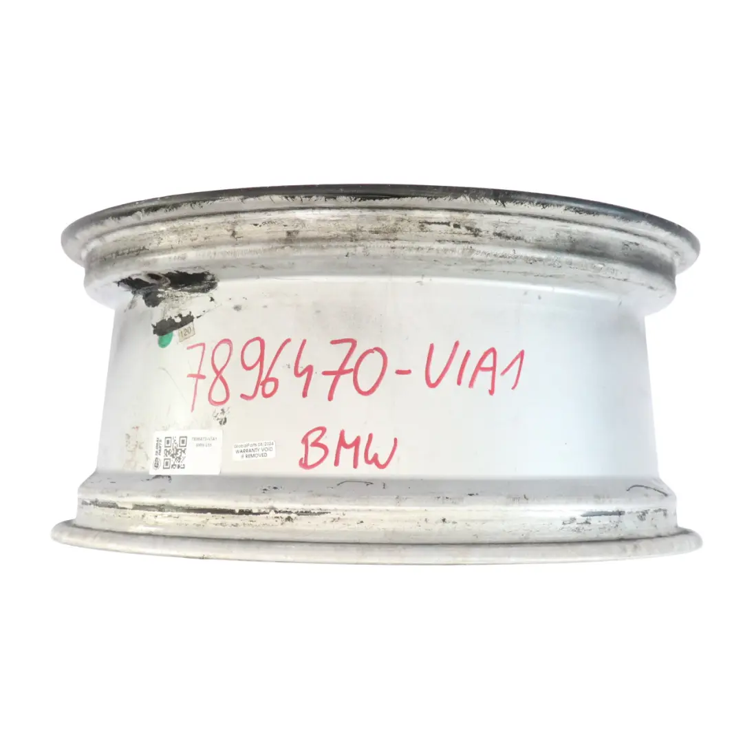 BMW E46 Z4 E85 Felga Aluminiowa Czarna 18" ET:47 8J M podwójne szprychy 135 - SKU 7896470-VIA1 - Numer Części 7896470