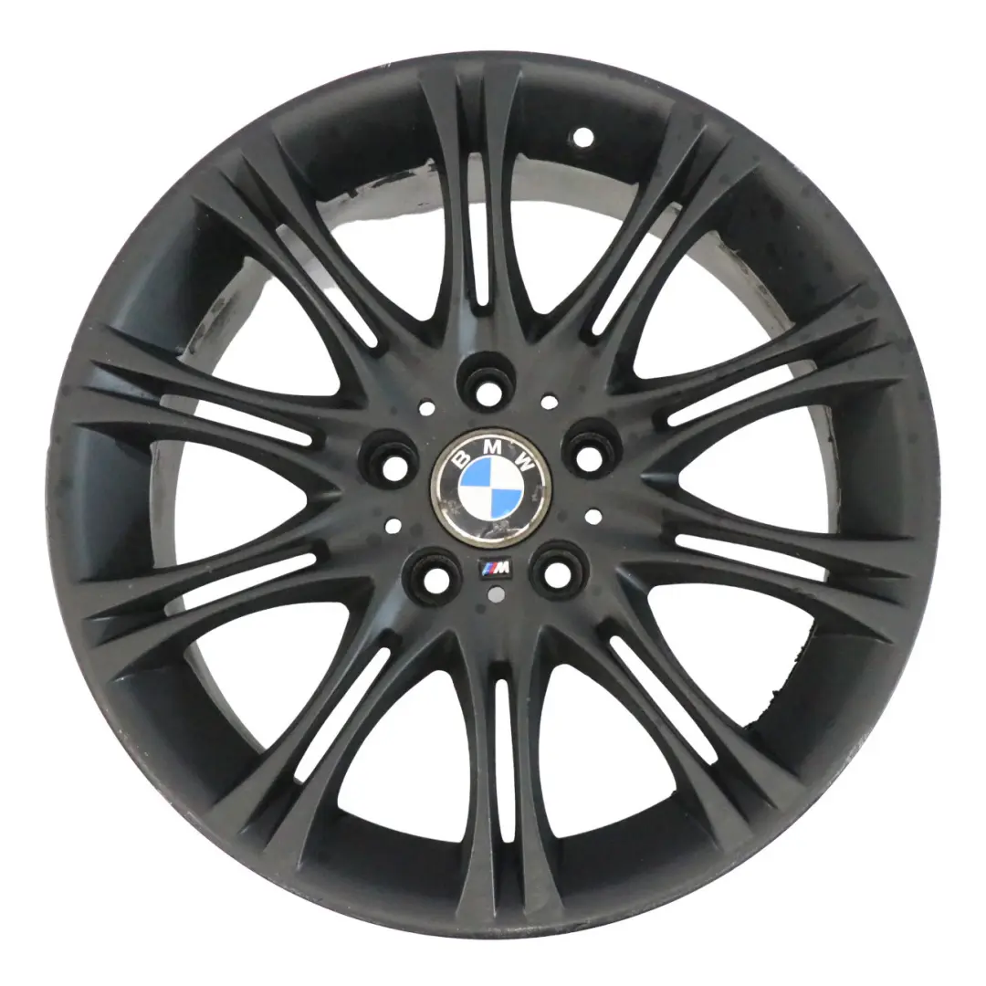 BMW E46 Z4 E85 Negro Delantero Llanta aleación de 18 "ET:47 8J M Doble Radio 135 - SKU 7896470-VIA1 - Número de pieza 7896470