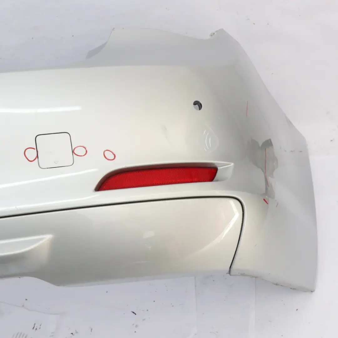 Bumper BMW F01 Saloon M Sport Trim Panel Titansilber Titan Silver - 354 to Rear with Part number 7898876 Rear Bumper BMW F01 Saloon M Sport Trim Panel Titansilber Titan Silver - 354 - SKU 7898876-TS1 - Part number 7898876