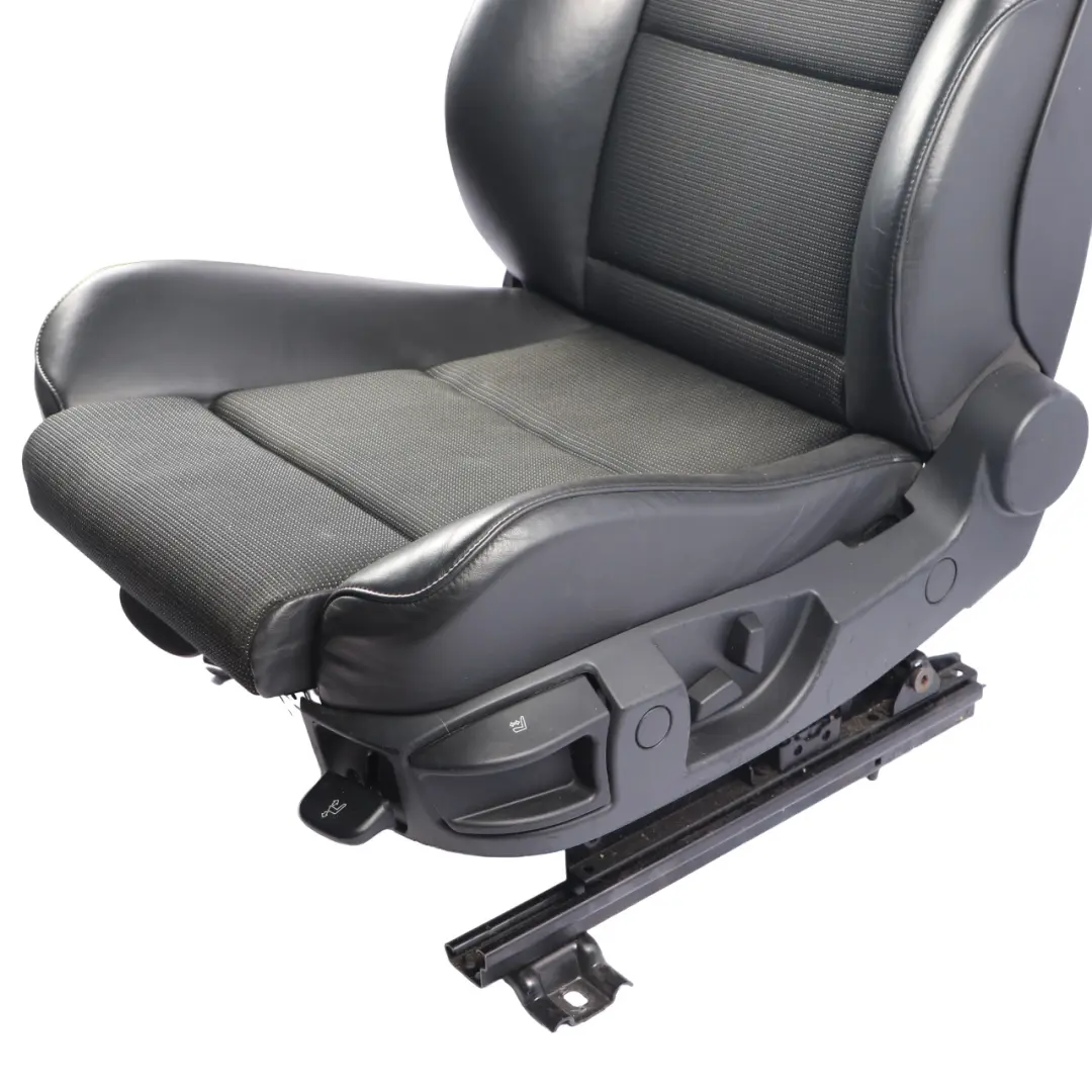 Front Seat BMW E60 E61 Sport Cloth/Leather Interior Left N/S Side Anthracite to with Part number 7905895 Front Seat BMW E60 E61 Sport Cloth/Leather Interior Left N/S Side Anthracite - SKU 7905895-3 - Part number 7905895