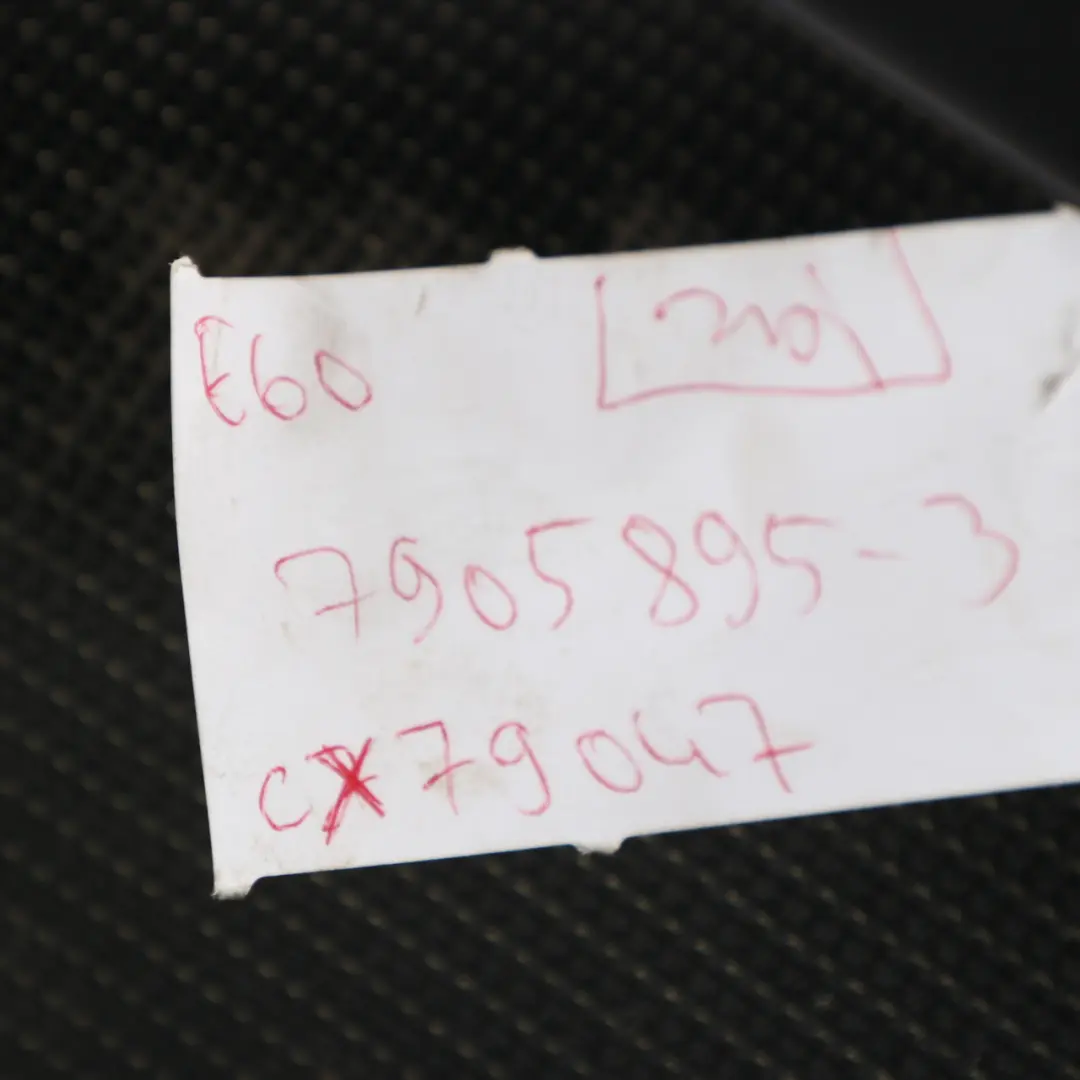 Front Seat BMW E60 E61 Sport Cloth/Leather Interior Left N/S Side Anthracite to with Part number 7905895 Front Seat BMW E60 E61 Sport Cloth/Leather Interior Left N/S Side Anthracite - SKU 7905895-3 - Part number 7905895