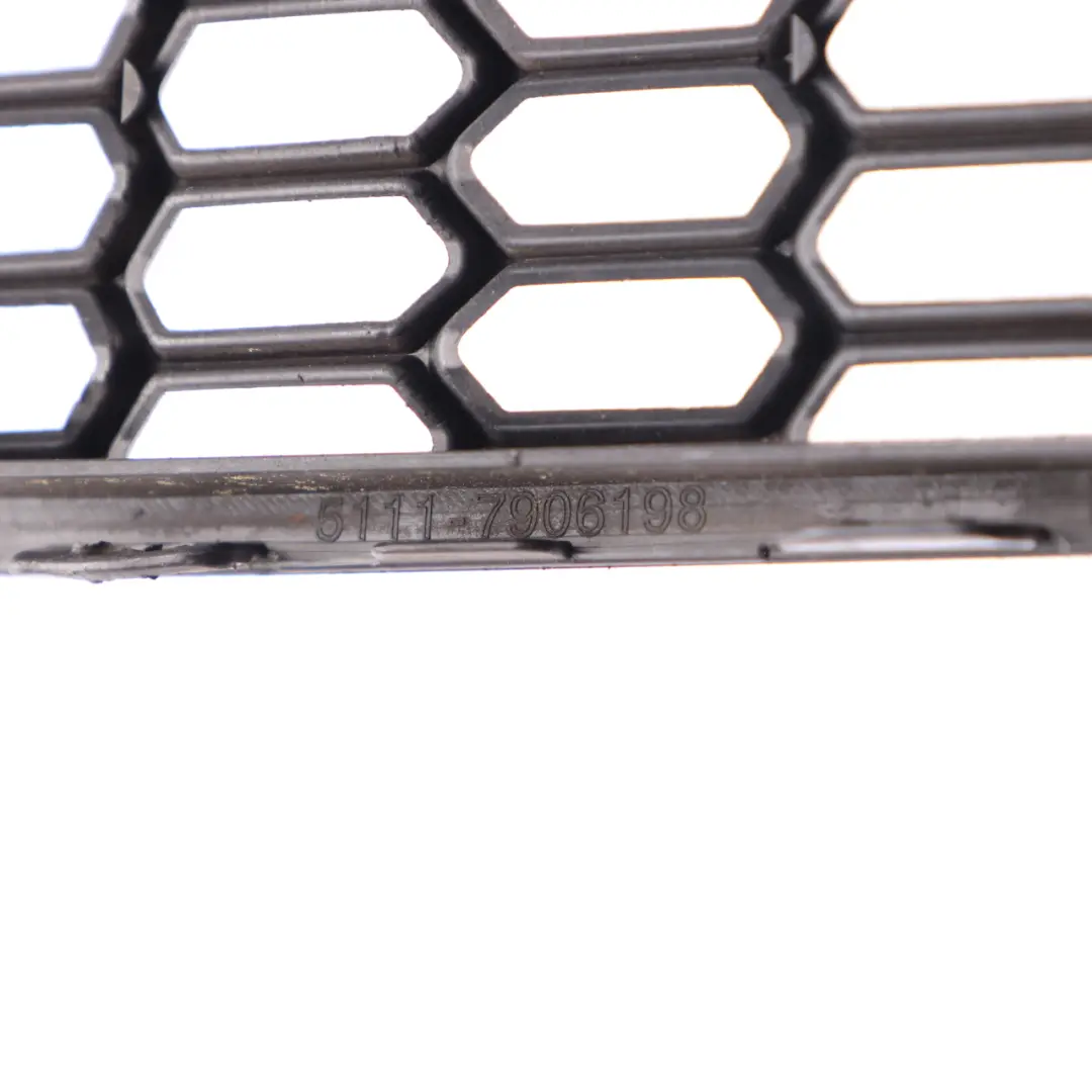 BMW F10 F11 M Sport Front Bumper Cover Fog Lamp Grill Grille Right O/S - SKU 7906198 - Part number 7906198