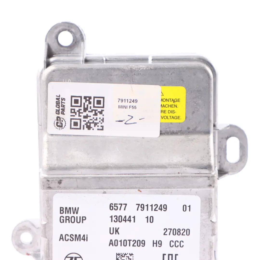 Module Control Unit ECU to Mini F55 Air with Part number 7911249 Mini F55 Air Module Control Unit ECU - SKU 7911249 - Part number 7911249