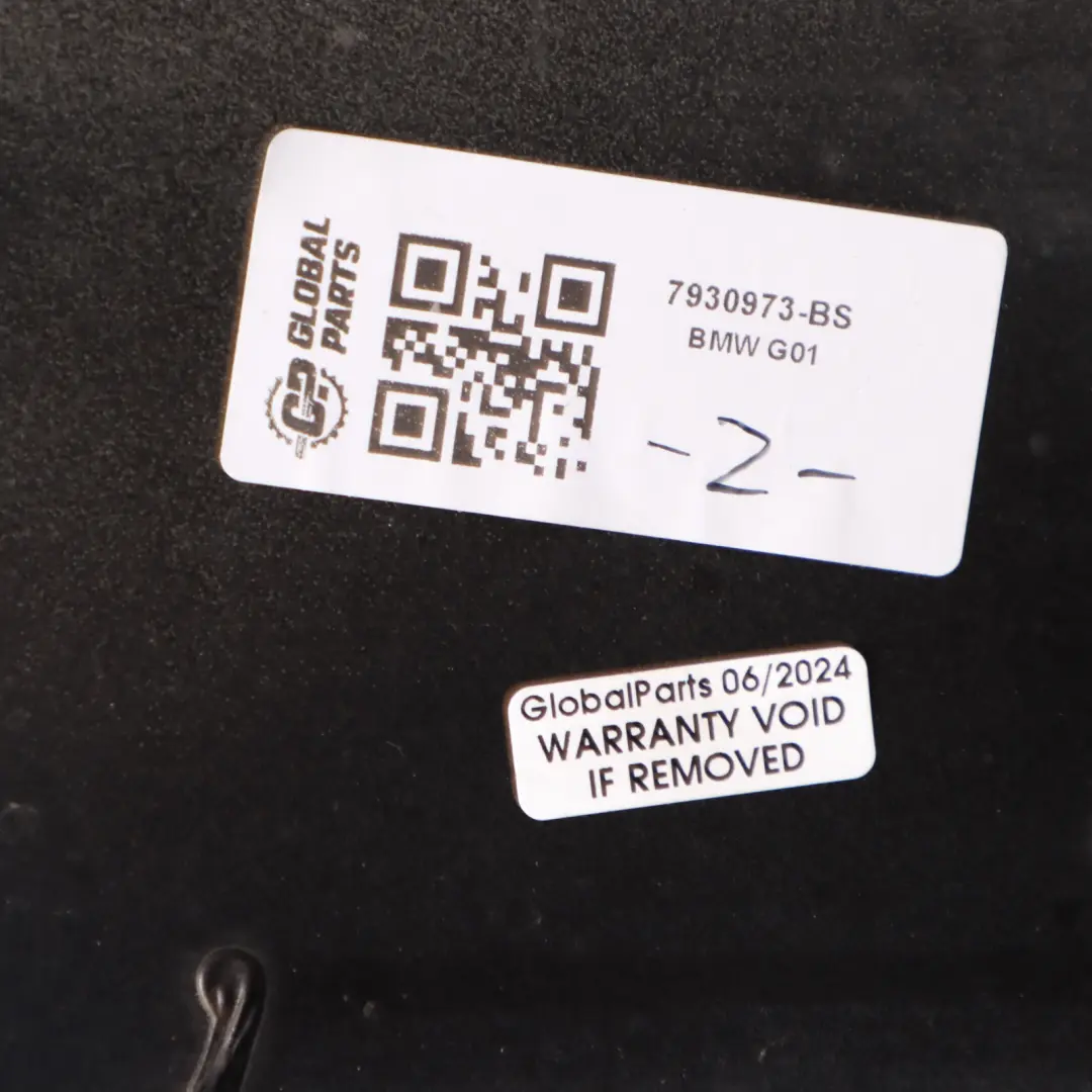  Side Wing Panel BMW X3 G01 X4 G02 Fender Front Left N/S Black Sapphire - 475 - SKU 7930973-BS - Part number 7930973