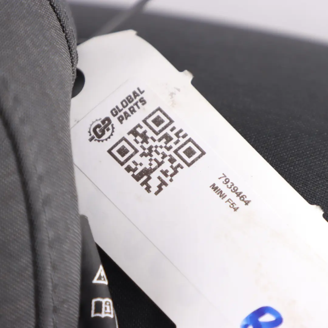 Backrest Rear Right O/S Back Rest Cover Cloth Leather to Mini F54 Seat with Part number 7939464 Mini F54 Seat Backrest Rear Right O/S Back Rest Cover Cloth Leather - SKU 7939464 - Part number 7939464