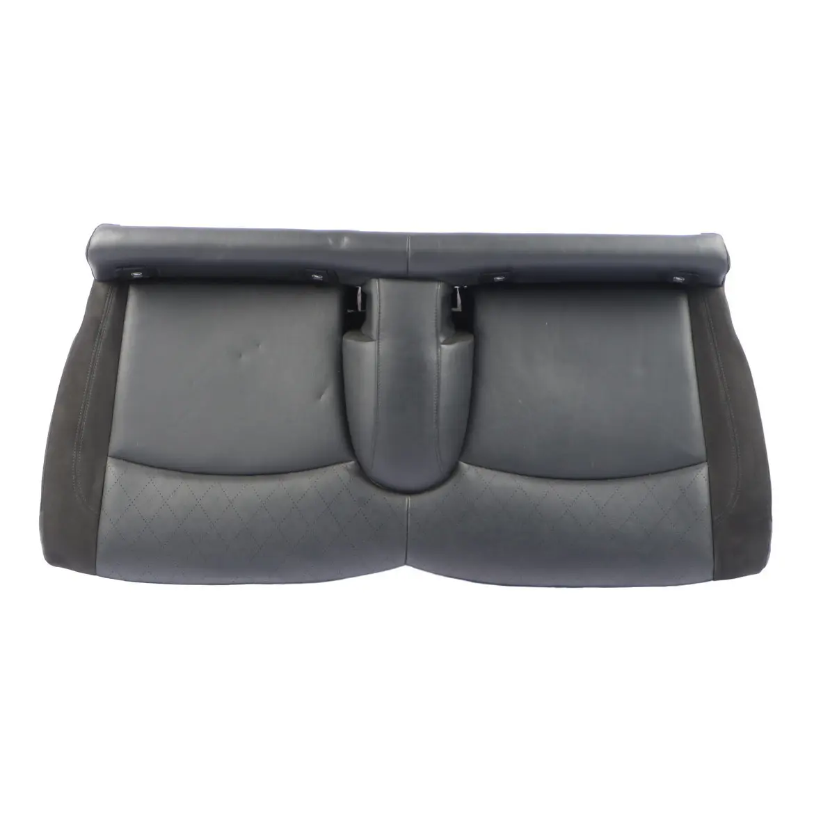 Mini F56 Sedile Posteriore Panca Divano In Pelle Cross Punch Nero Carbonio