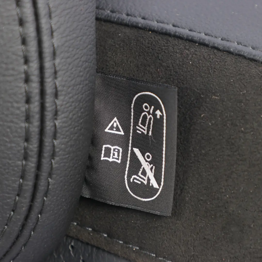 Backrest Mini F55 Rear Right O/S Seat Back Cover Leather Cross Punch Black to Seat with Part number 7939900 Seat Backrest Mini F55 Rear Right O/S Seat Back Cover Leather Cross Punch Black - SKU 7939900 - Part number 7939900