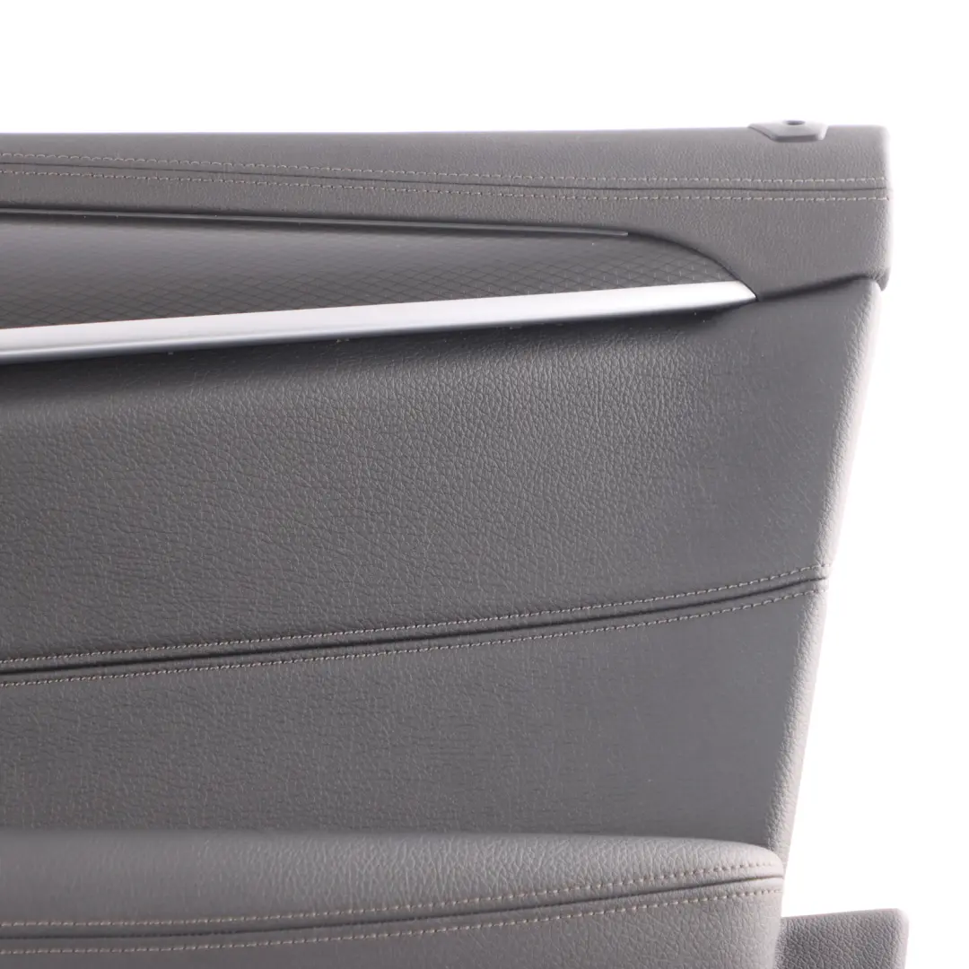 Door Card BMW G30 G31 Trim Lining Cover Leather Black Front Right O/S to with Part number 7945866 Door Card BMW G30 G31 Trim Lining Cover Leather Black Front Right O/S - SKU 7945866 - Part number 7945866