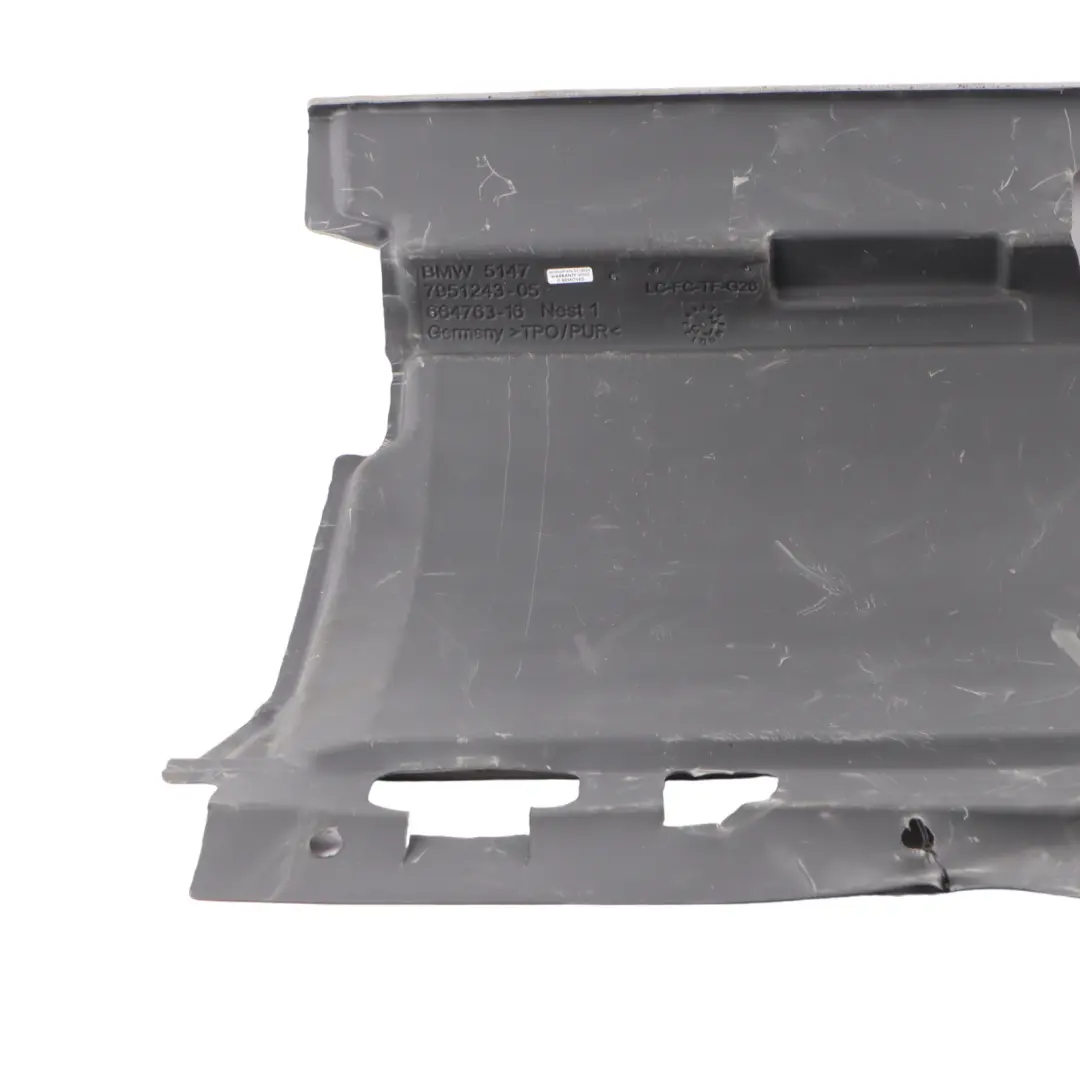 Boot Trunk Floor Panel Sound Insulation Pad Trim Cover to BMW i4 G26 with Part number 7951243 BMW i4 G26 Boot Trunk Floor Panel Sound Insulation Pad Trim Cover - SKU 7951243 - Part number 7951243