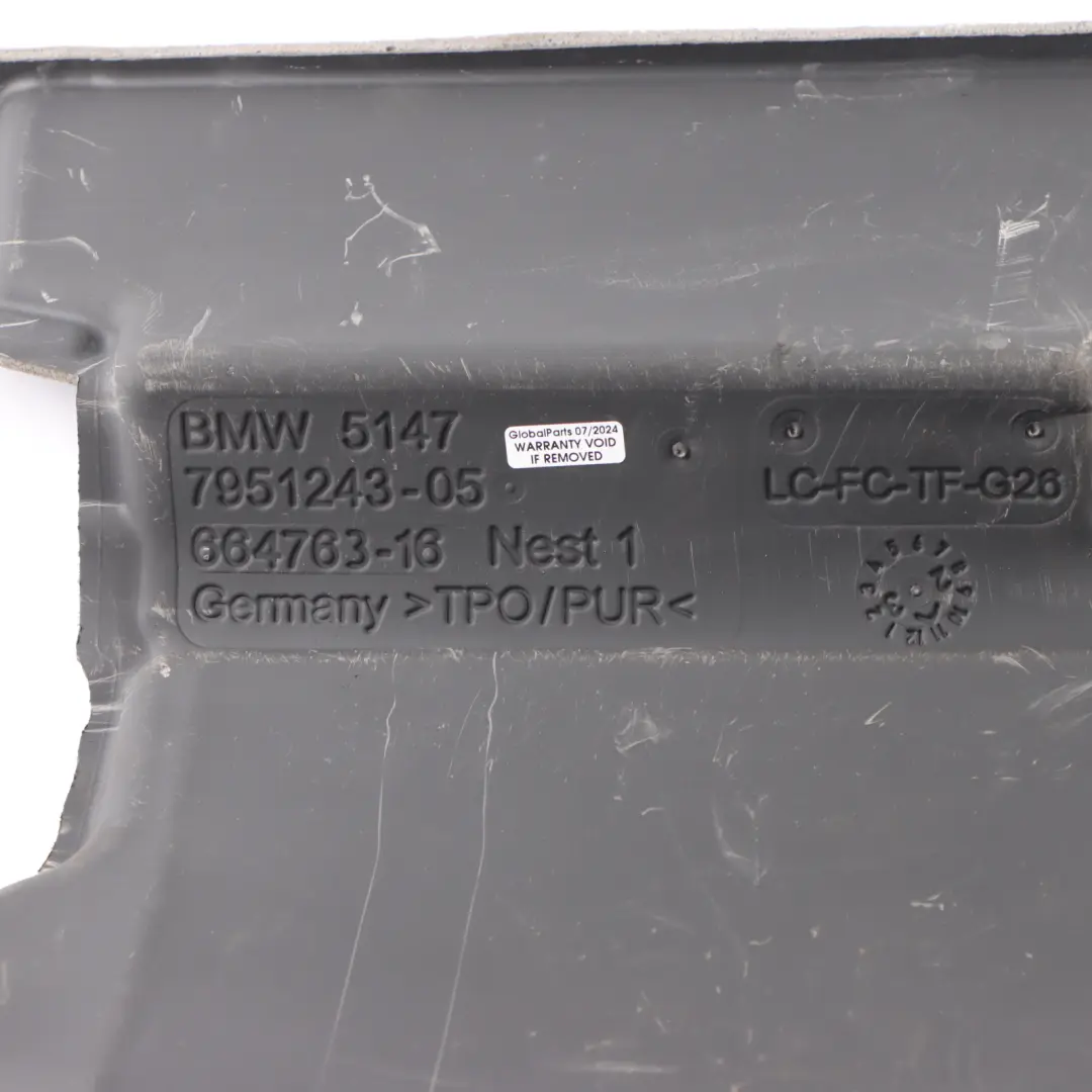 BMW i4 G26 Panneau Sol Coffre Isolation Phonique Garniture - SKU 7951243 - Numéro de pièce 7951243